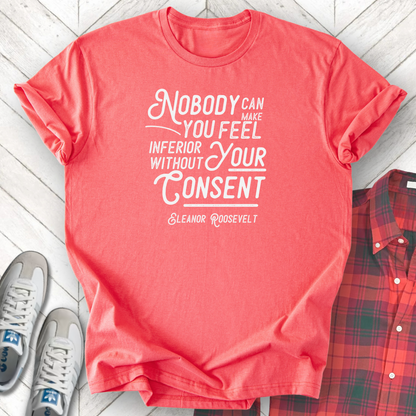 Inferior Without Concent - Unisex - On Dark and Light Colored Tee👕
