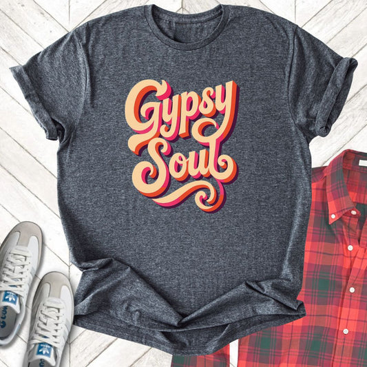 Gypsy Soul - Unisex - On Dark and Light Colored Tee👕