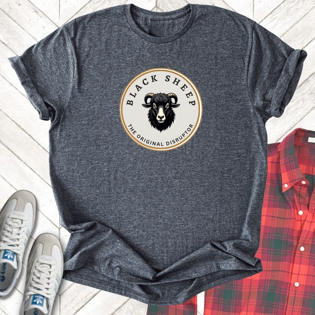 Black Sheep - Unisex - On Dark and Light Colored Tee👕