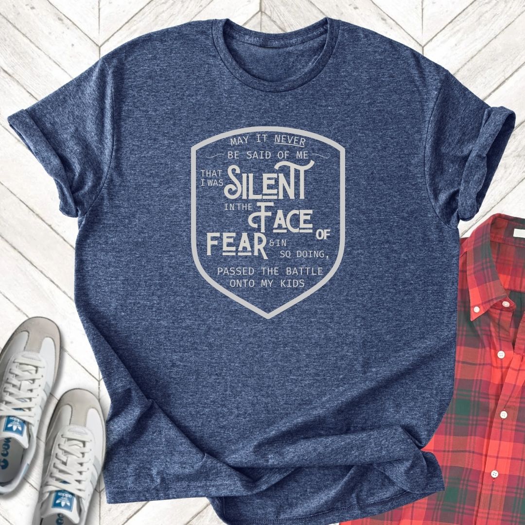 Silent In Fear - Unisex - On Dark and Light Colored Tee👕