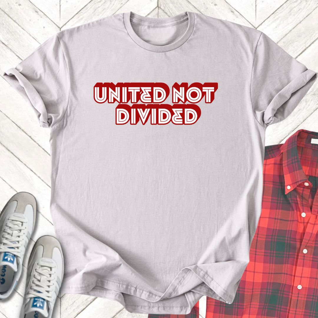 United Not Divided - Unisex - On Dark and Light Colored Tee👕