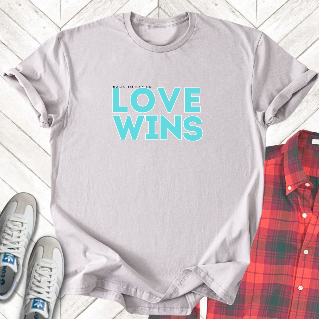 Love Wins - Unisex - On Dark and Light Colored Tee👕