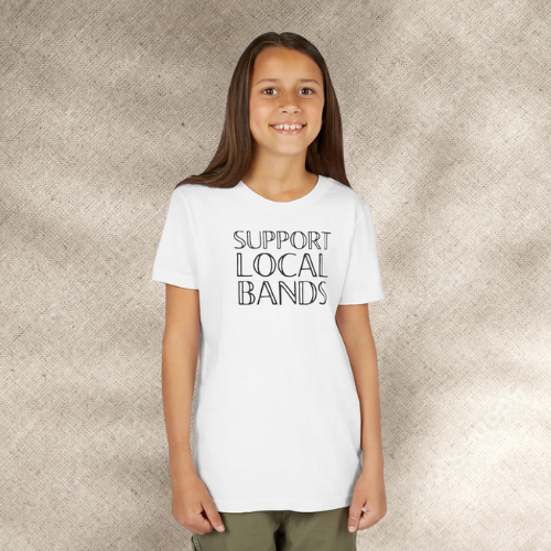 Support Local Bands - Youth Unisex - Dark & Light Tees 👕