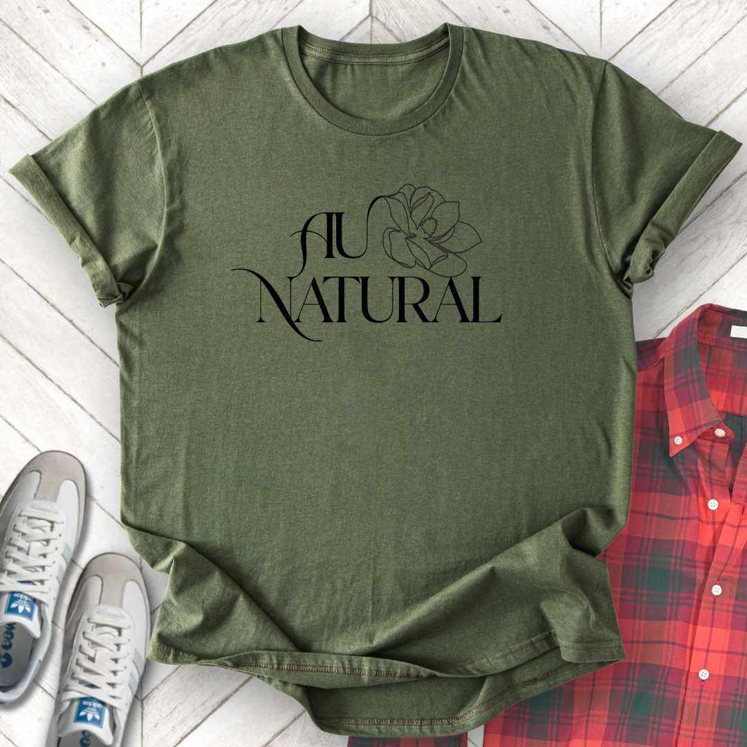 Au Natural - Unisex - On Dark and Light Colored Tee👕