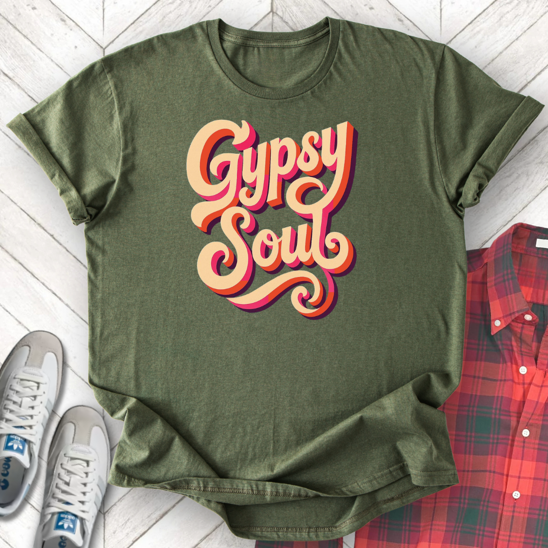 Gypsy Soul - Unisex - On Dark and Light Colored Tee👕