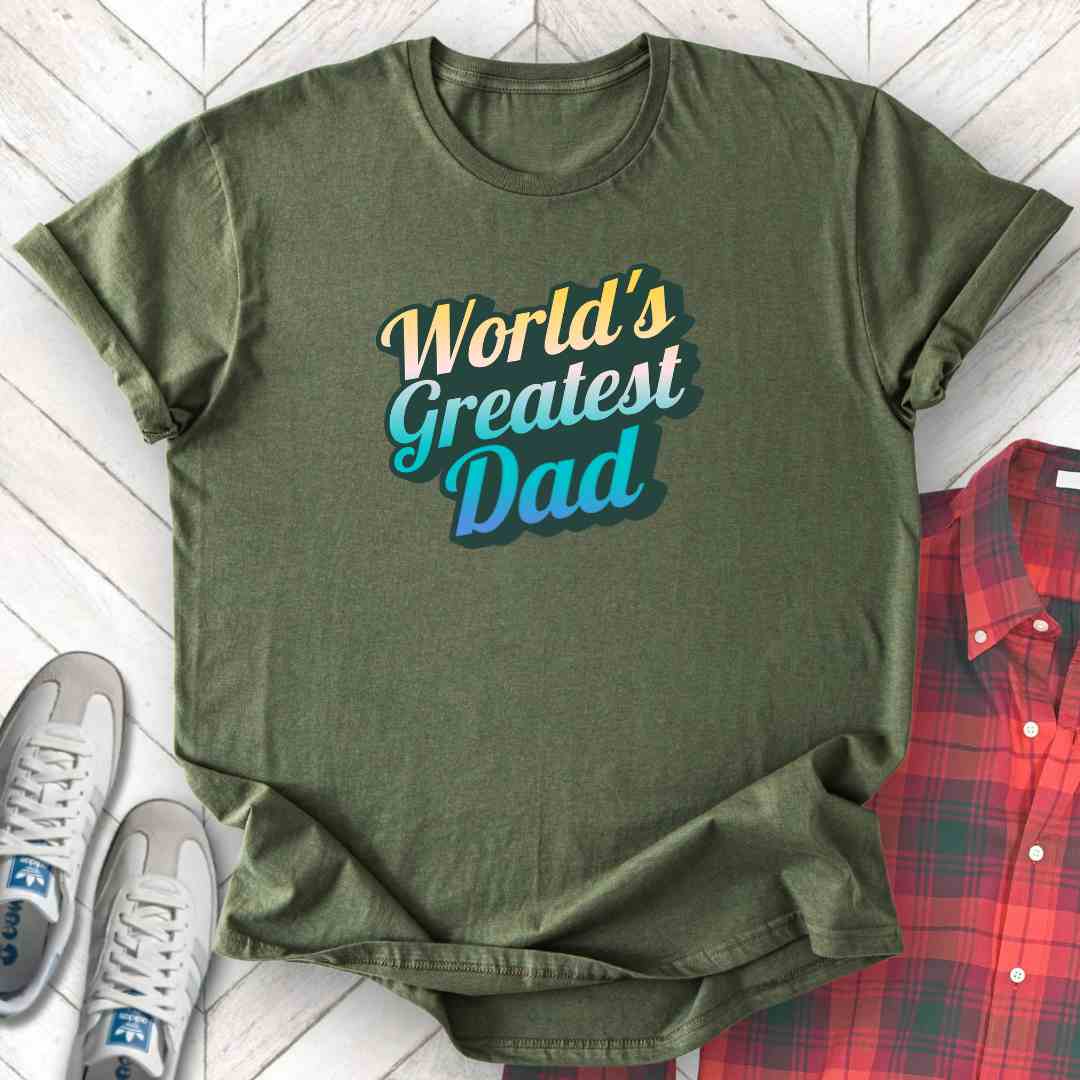 World's Greatest Dad - Unisex - On Dark and Light Colored Tee👕