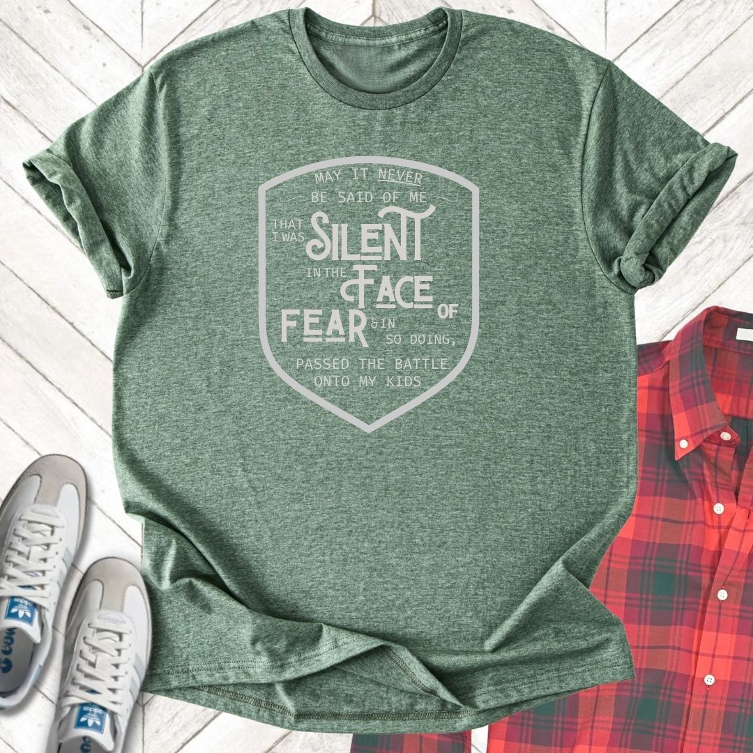 Silent In Fear - Unisex - On Dark and Light Colored Tee👕