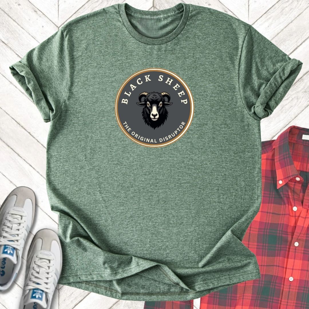 Black Sheep - Unisex - On Dark and Light Colored Tee👕