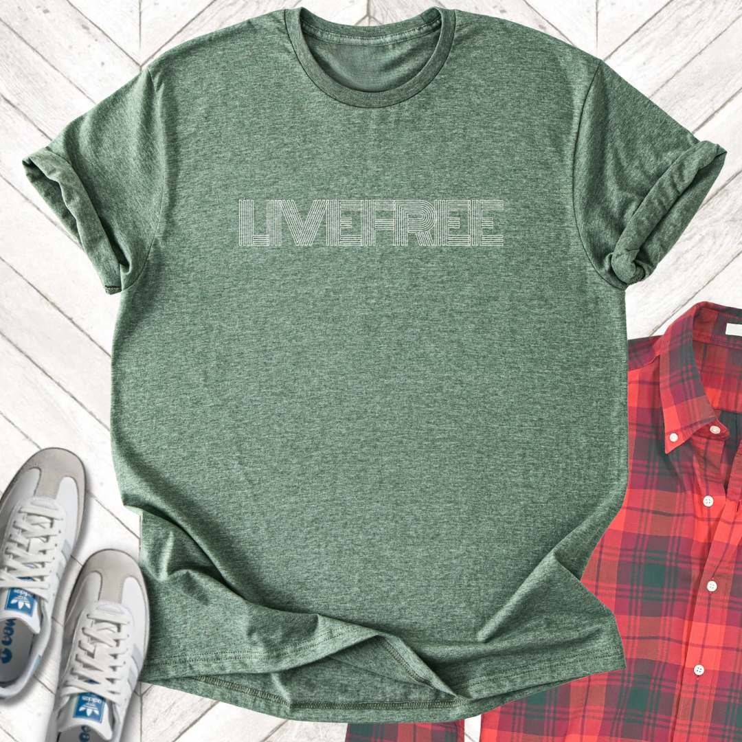 Live Free (Future) - Unisex - On Dark and Light Colored Tee👕