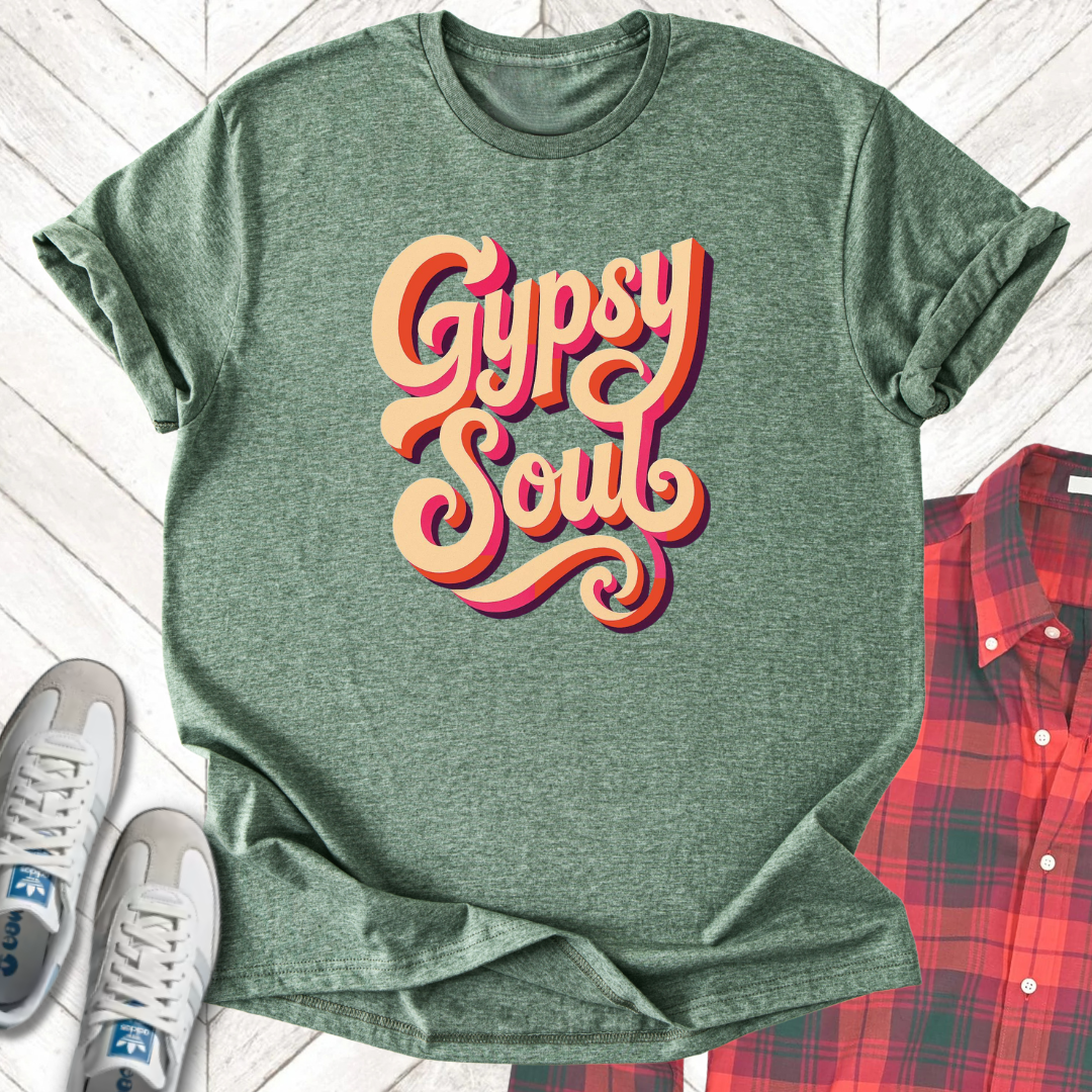 Gypsy Soul - Unisex - On Dark and Light Colored Tee👕