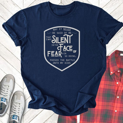 Silent In Fear - Unisex - On Dark and Light Colored Tee👕