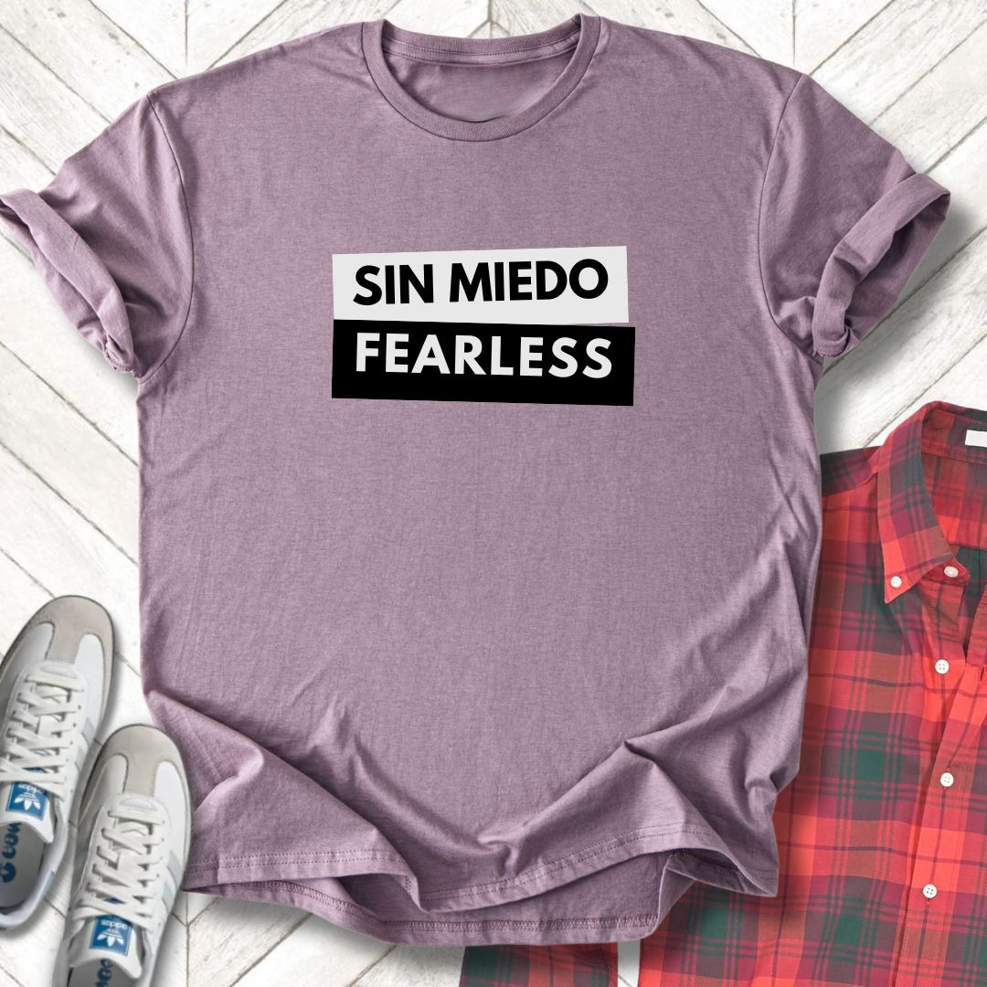 Sin Miedo - Unisex - On Dark and Light Colored Tee👕