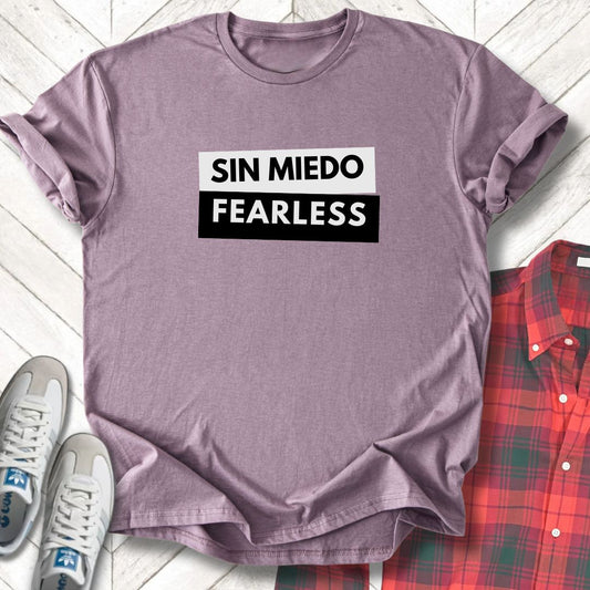 Sin Miedo - Unisex - On Dark and Light Colored Tee👕