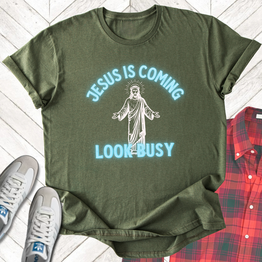 Jesus Is Coming - Unisex - On Dark and Light Colored Tee👕