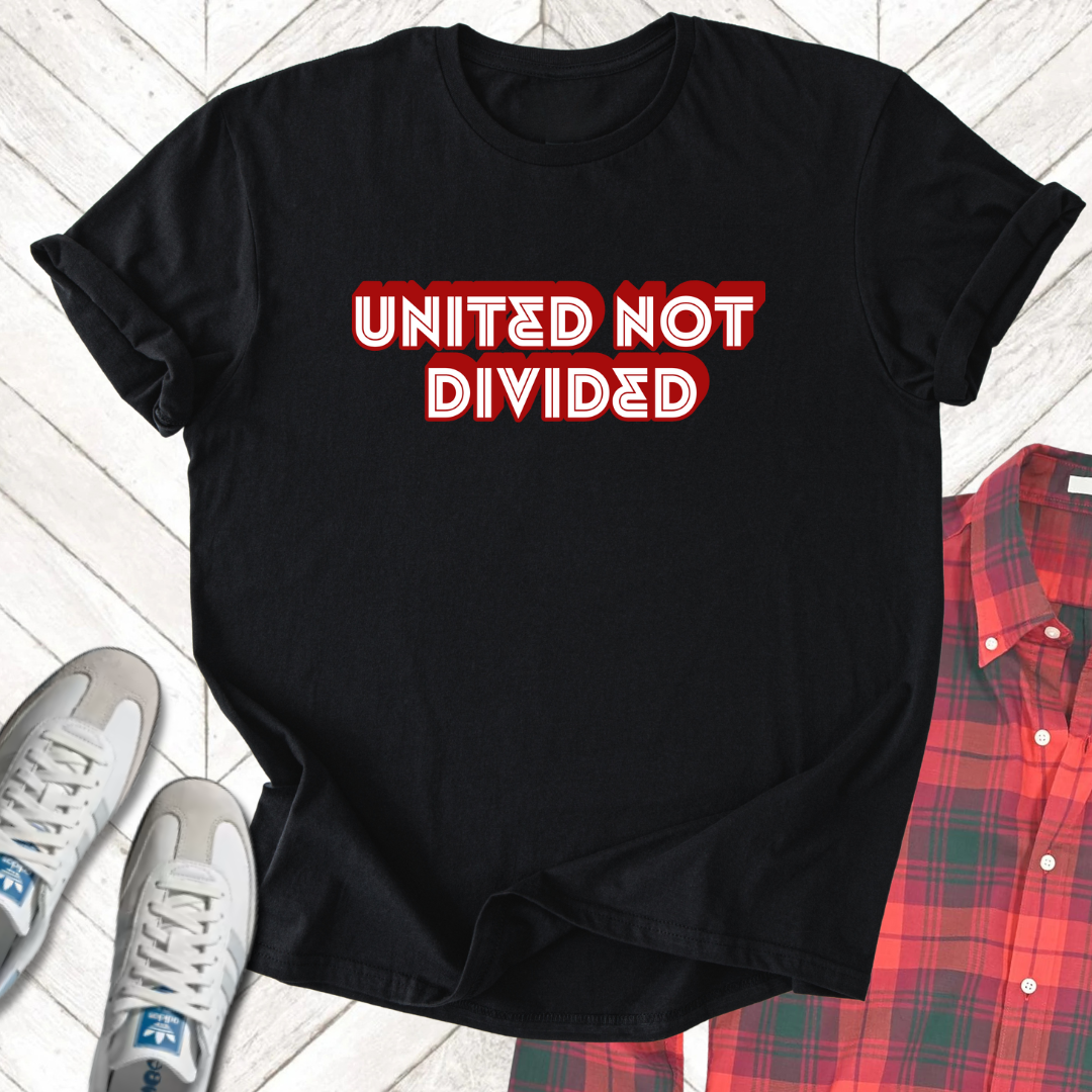 United Not Divided - Unisex - On Dark and Light Colored Tee👕