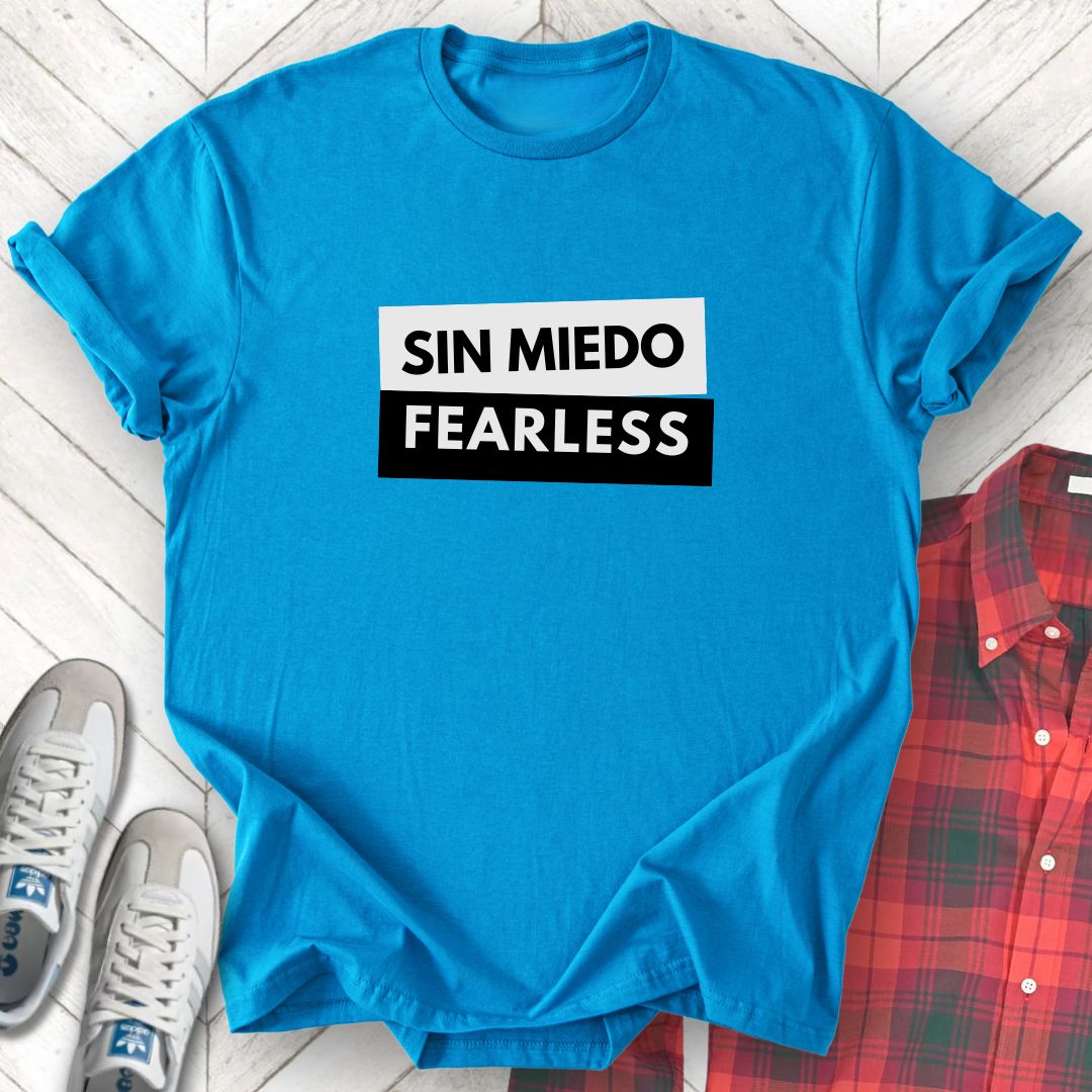 Sin Miedo - Unisex - On Dark and Light Colored Tee👕