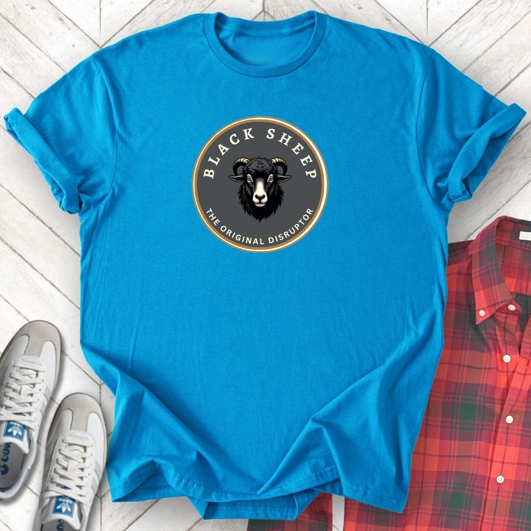 Black Sheep - Unisex - On Dark and Light Colored Tee👕