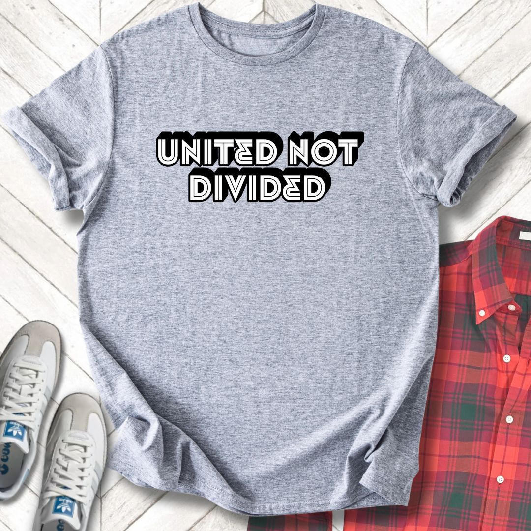 United Not Divided - Unisex - On Dark and Light Colored Tee👕