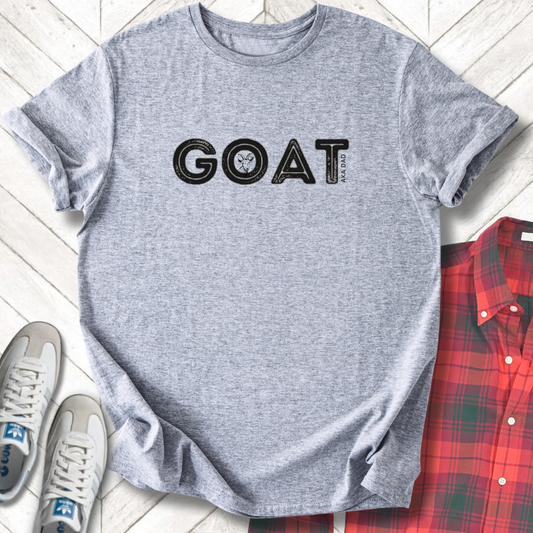 GOAT: Greatest Of All Time - Unisex - On Dark and Light Colored Tee👕