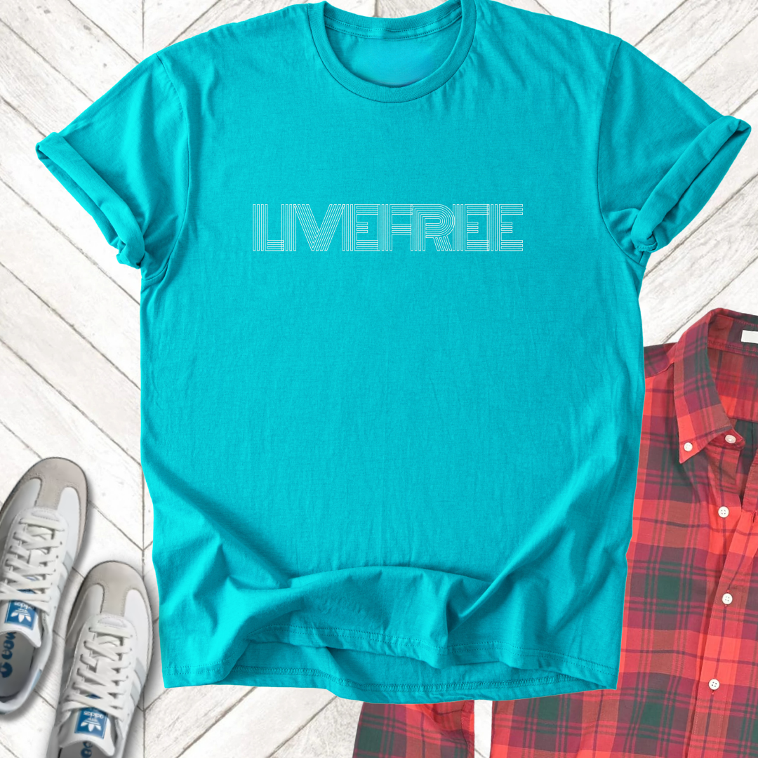 Live Free (Future) - Unisex - On Dark and Light Colored Tee👕