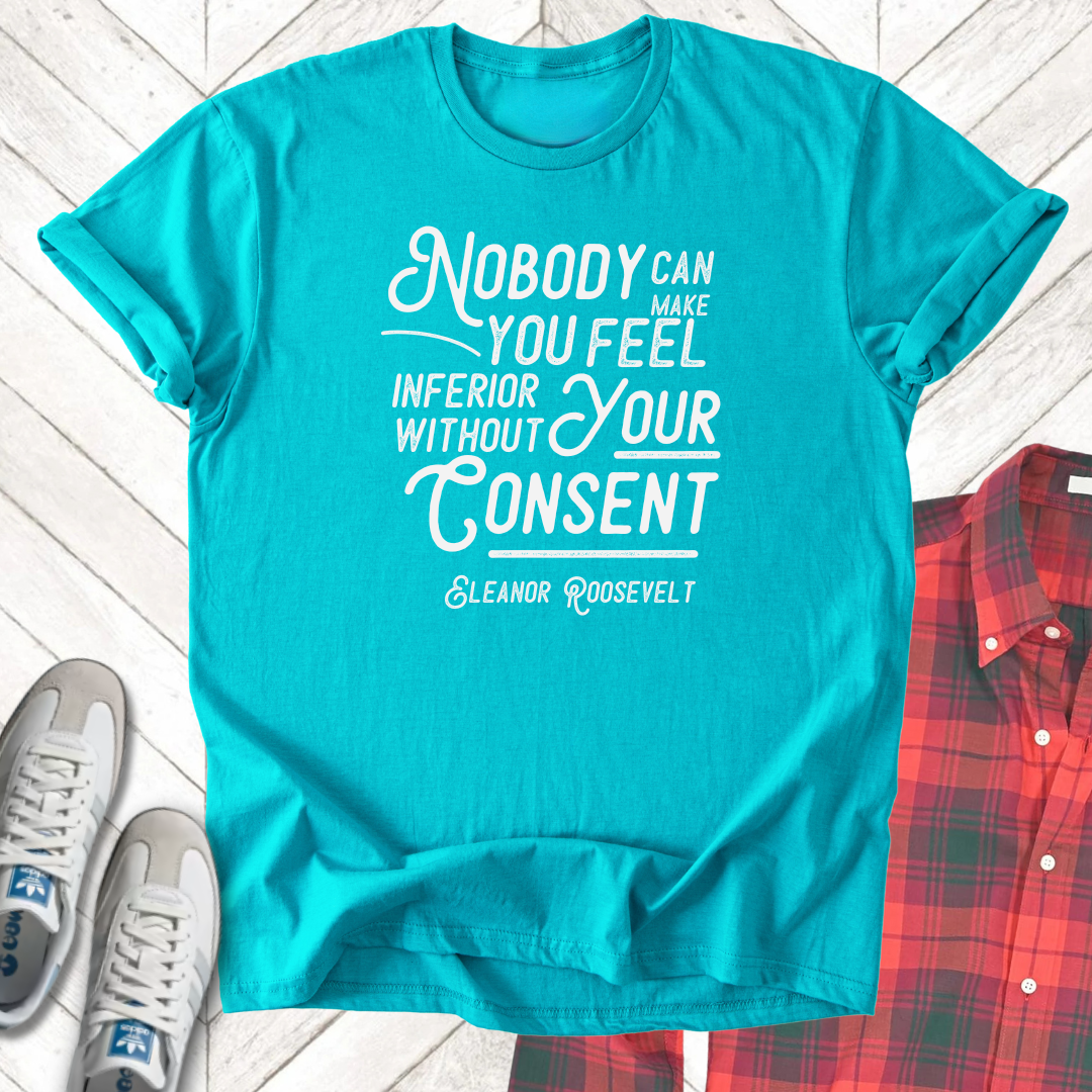 Inferior Without Concent - Unisex - On Dark and Light Colored Tee👕