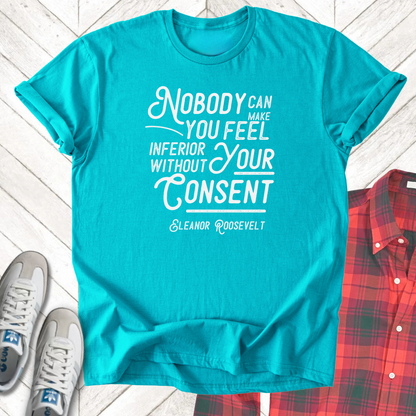 Inferior Without Concent - Unisex - On Dark and Light Colored Tee👕