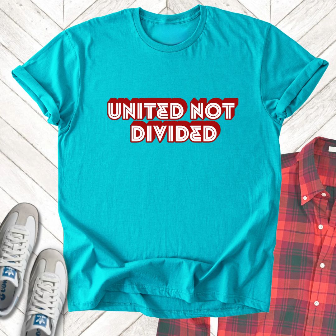 United Not Divided - Unisex - On Dark and Light Colored Tee👕