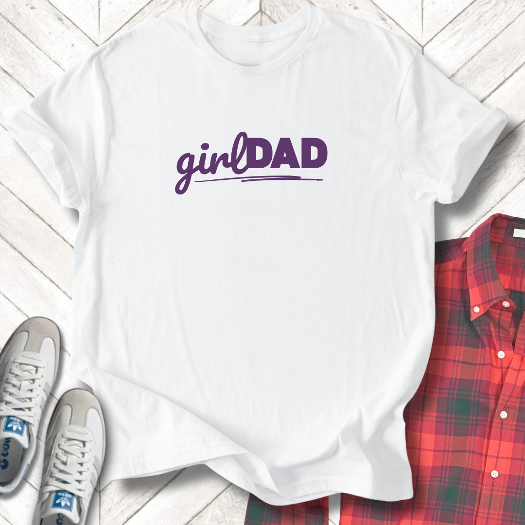 Girl Dad (mixed) - Unisex - On Dark and Light Colored Tee👕