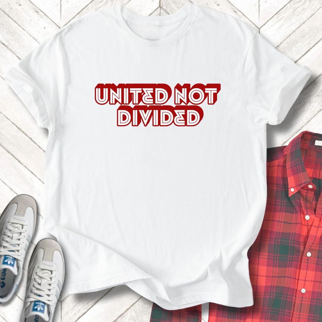 United Not Divided - Unisex - On Dark and Light Colored Tee👕